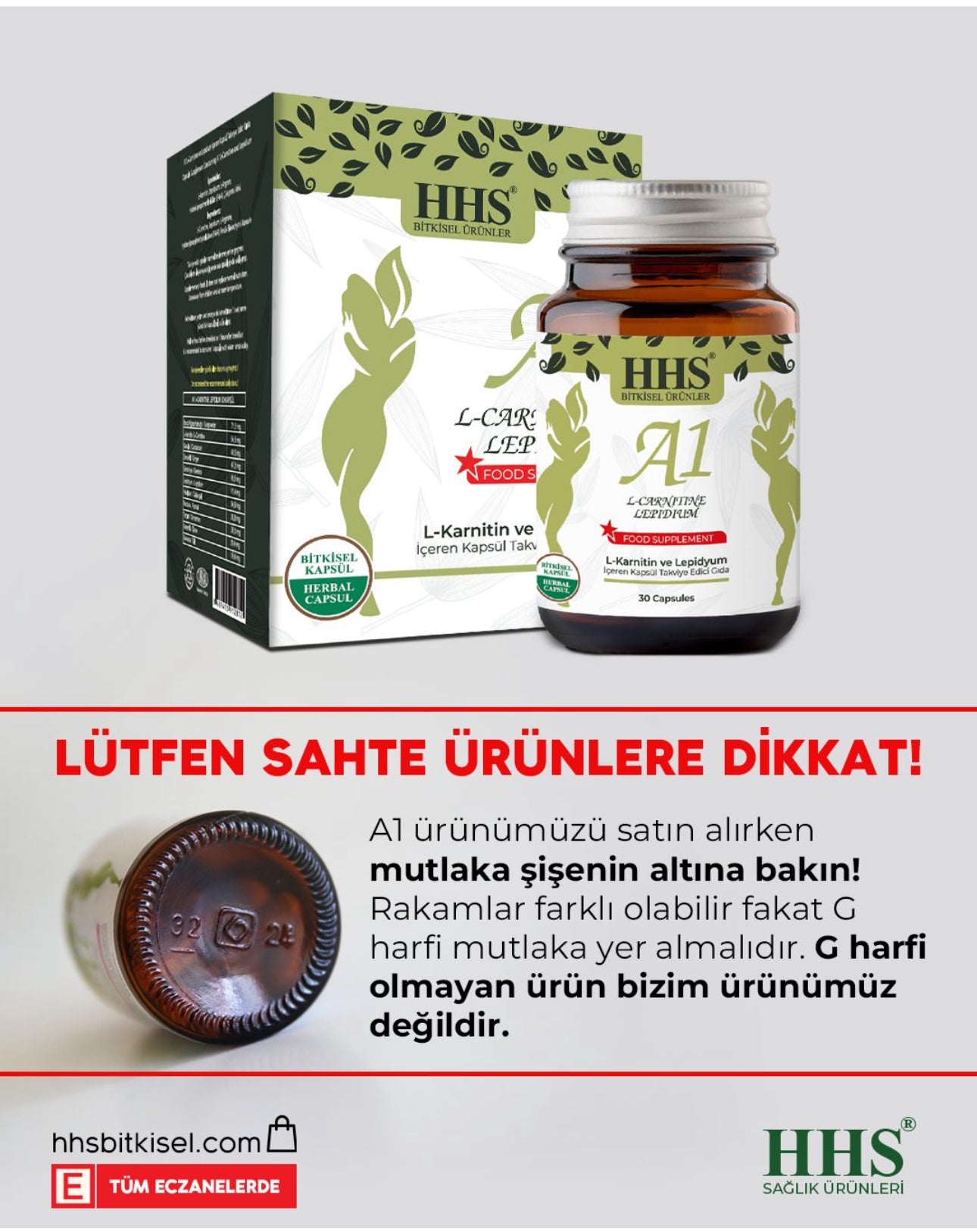 HHS A1 L-Carnitine Detox - Kruiden 30 Capsules