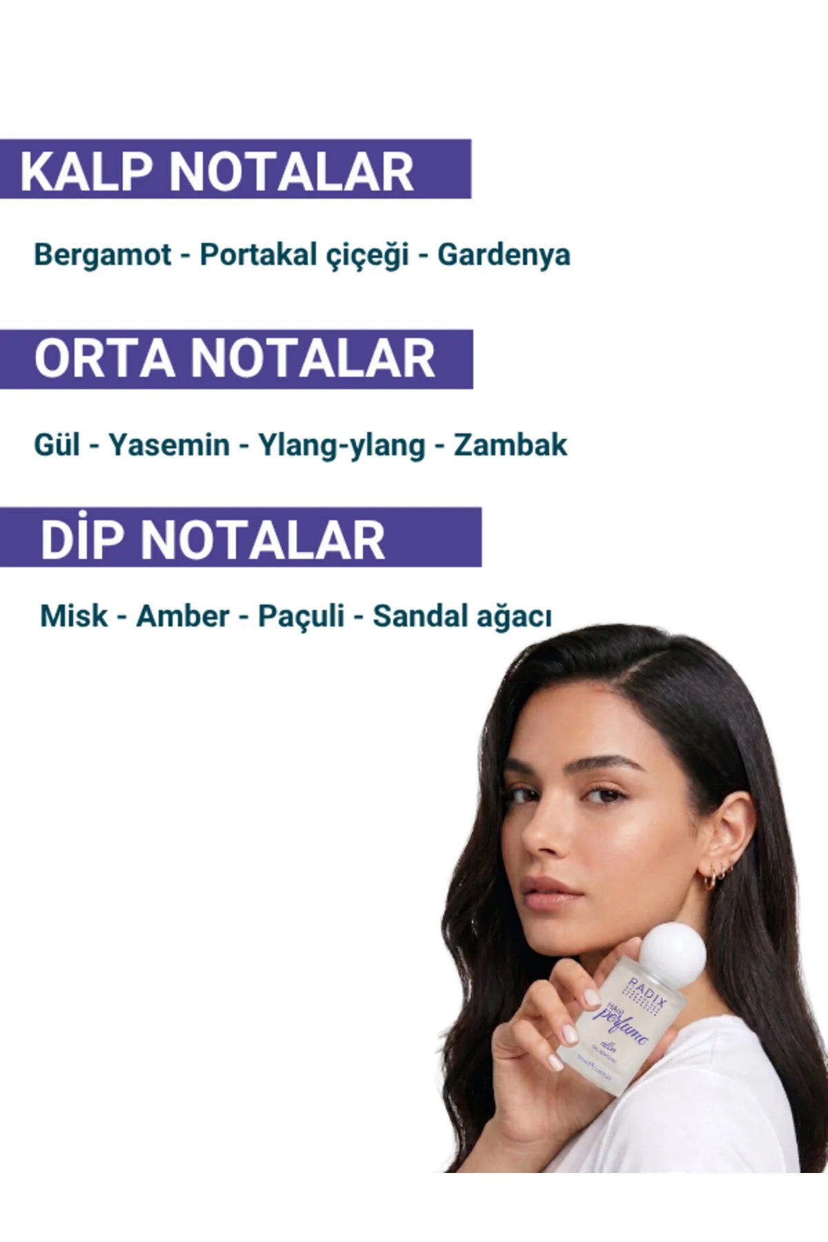 Radix Alba Hair Perfume – Haarparfum voor Dames – Witte Bloemen, Citrus & Oriëntaalse Noten – 100 ml