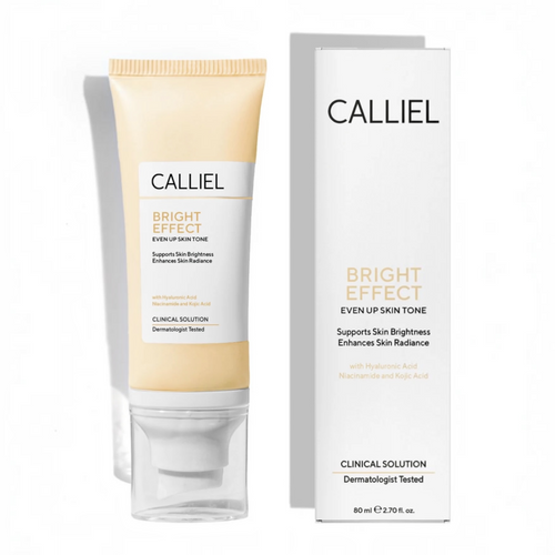 Calliel Bright Effect Verhelderende Gezichtscrème – Met Kojic Acid, Niacinamide, Tranexamic Acid & Alpha-Arbutin – Egaliserende Huidverzorging – 80 ml