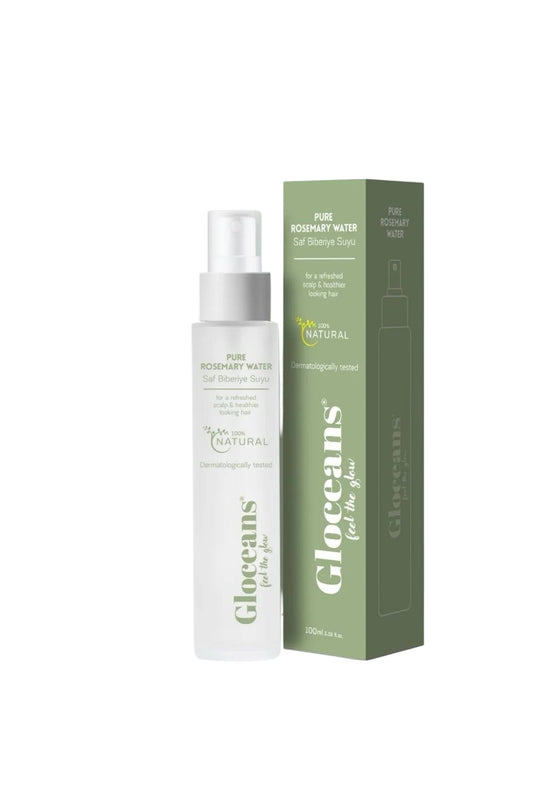 Gloceans Rozemarijnwater Haartonic - Anti-verlies en ondersteunt de haargroei 100% natuurlijk en puur - Dermatologisch getest - 100 ml