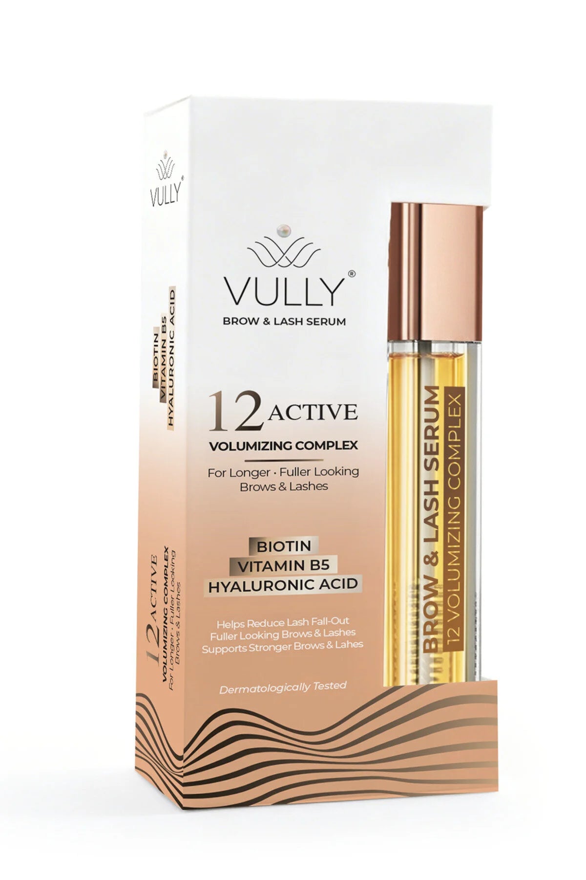 VULLY 12 Active Brow & Lash Serum – Eyebrow and Eyelash Growth Serum