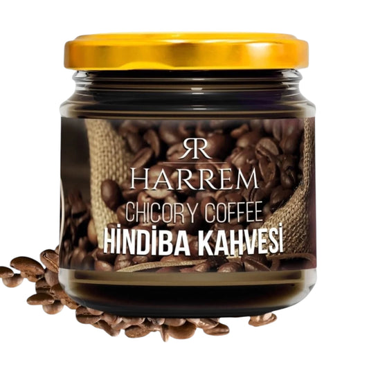 Harrem Hindiba Kahvesi – Cichoreikoffie met L-Carnitine, Collageen & Hyaluronzuur – Instant Koffiemix – 100 g