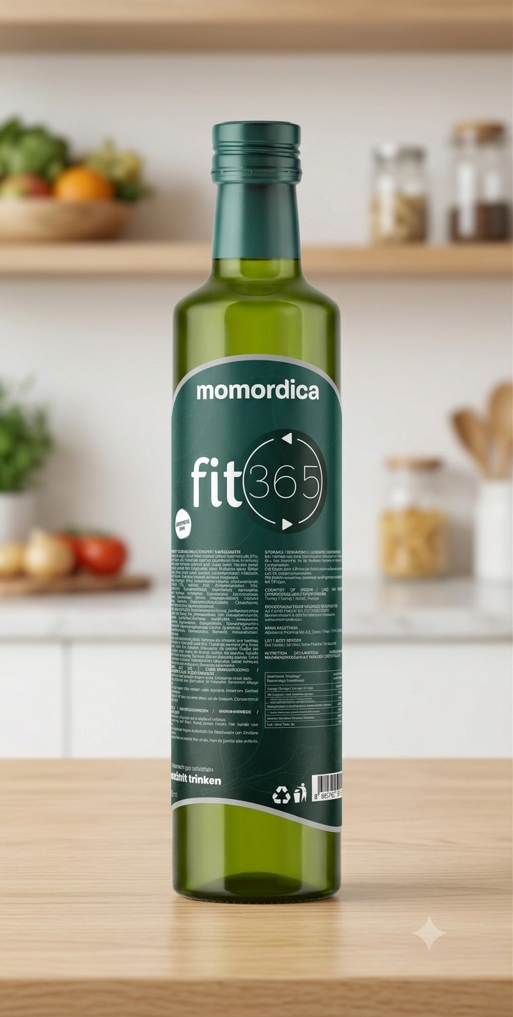Momordica Fit365 Geconcentreerde Kruidendrank | Groene Appel & Kruiden | 250 ml