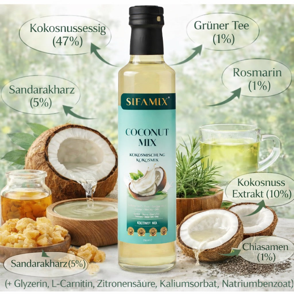Sifamix Coconut Mix Drank 250 ml – Kokos, Groene Thee & Chia