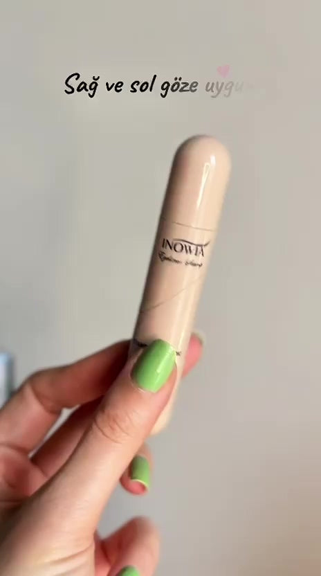 Inowia Eye Liner Stamp Waterproof Dual Stamp Intense Black