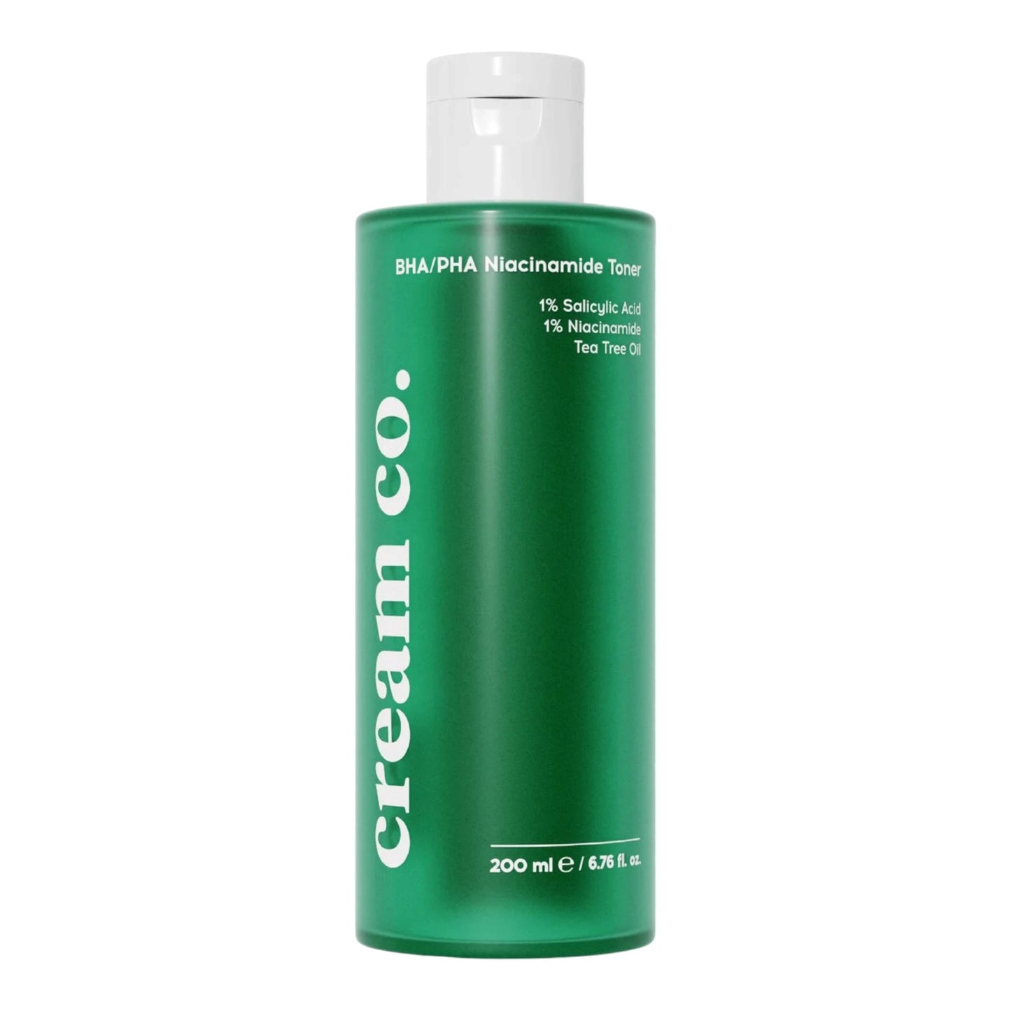 Cream Co. BHA/PHA Niacinamide Toner – 1% Salicylzuur, 1% Niacinamide & Tea Tree Oil – 200 ml
