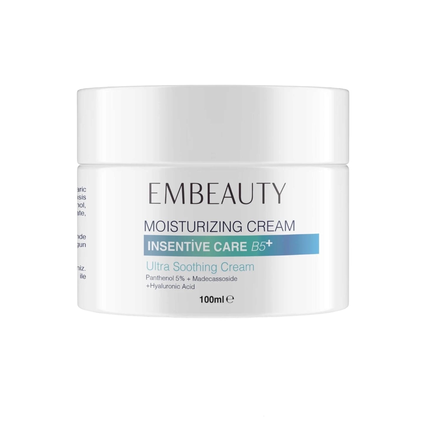 EMBEAUTY Moisturizing Cream B5+ 100 ml | Kalmerende Hydraterende Crème met 5% Panthenol & Hyaluronzuur