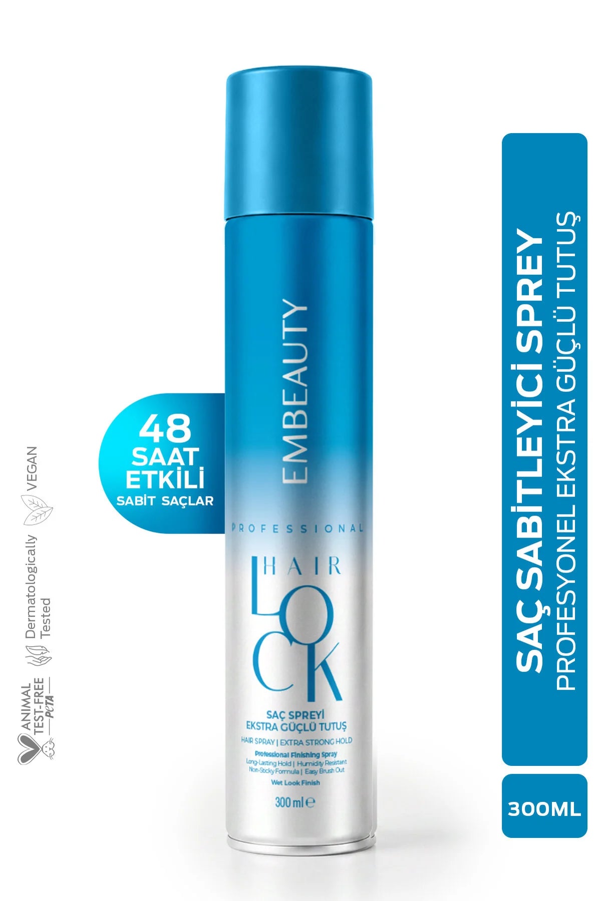 Embeauty Professional Hair Lock Haarspray – Extra Sterke Hold – Wet Look – Vochtbestendig – 300 ml