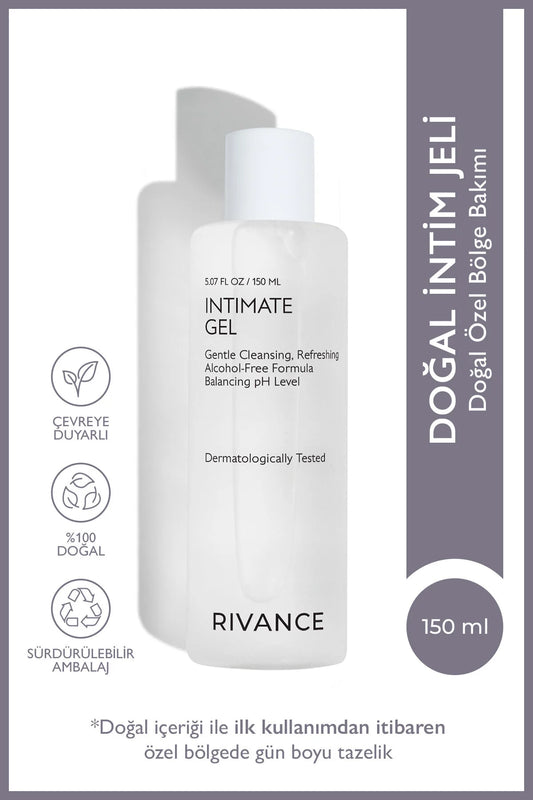Rivance Intimate Gel – Zachte Intieme Wasgel – Alcoholvrij & pH-Balancerend – Met Aloë Vera en Kamille – 150 ml
