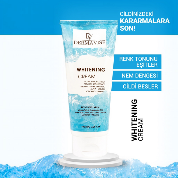 Dermavise Whitening Cream 100ml | Verhelderende Crème met Alpha Arbutin & Vitamine C