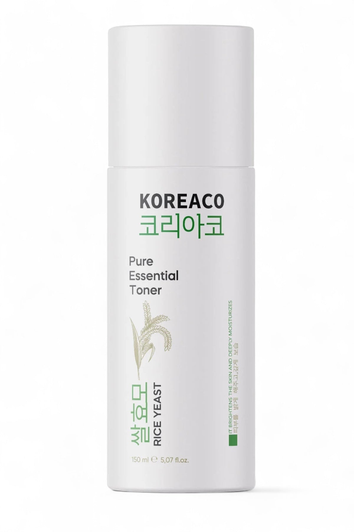 Koreaco - Rijst Gist Toner 150 (ml.)  Verheldert de huid en hydrateert diep  Niacinamide