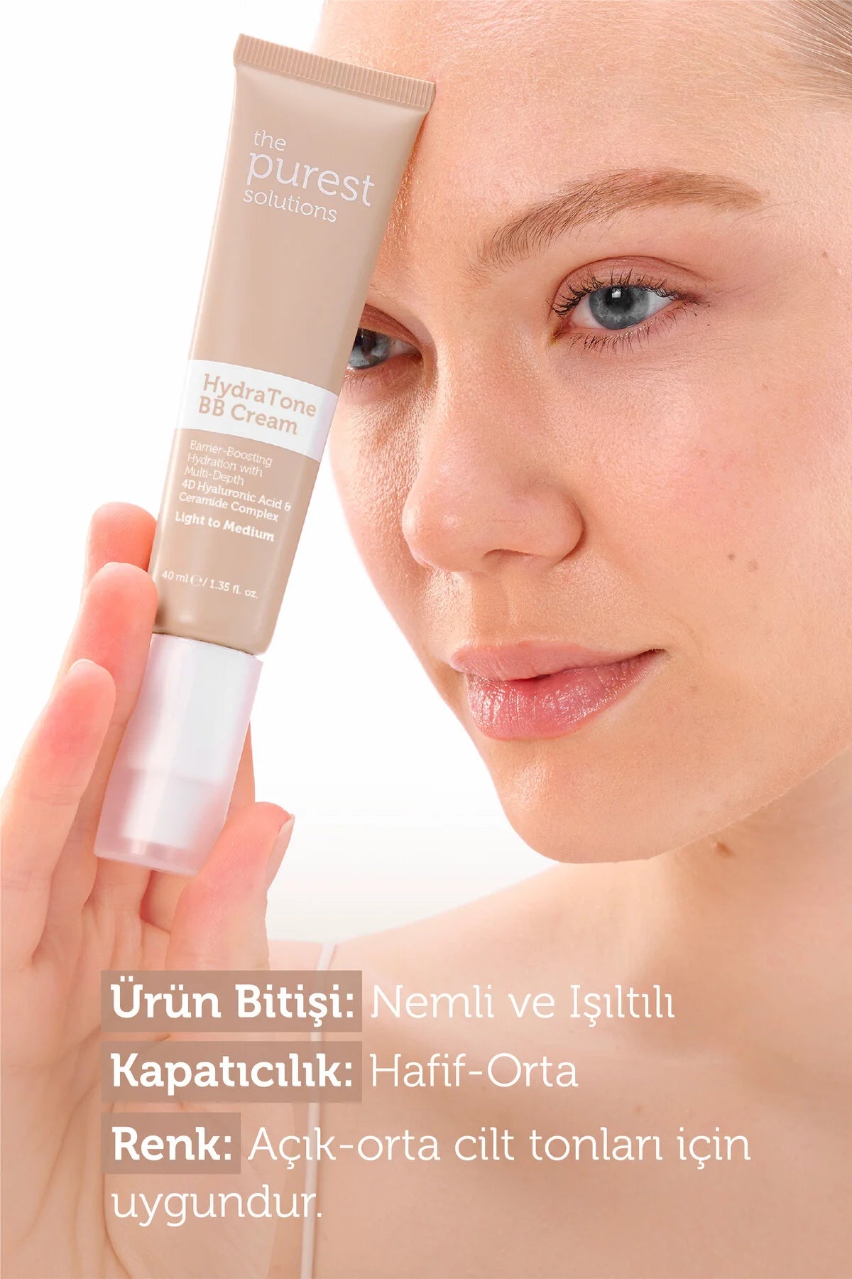 The Purest Solutions BareMatte BB Cream SPF 50 – Light to Medium – Matterende BB Cream voor Vette & Gecombineerde Huid