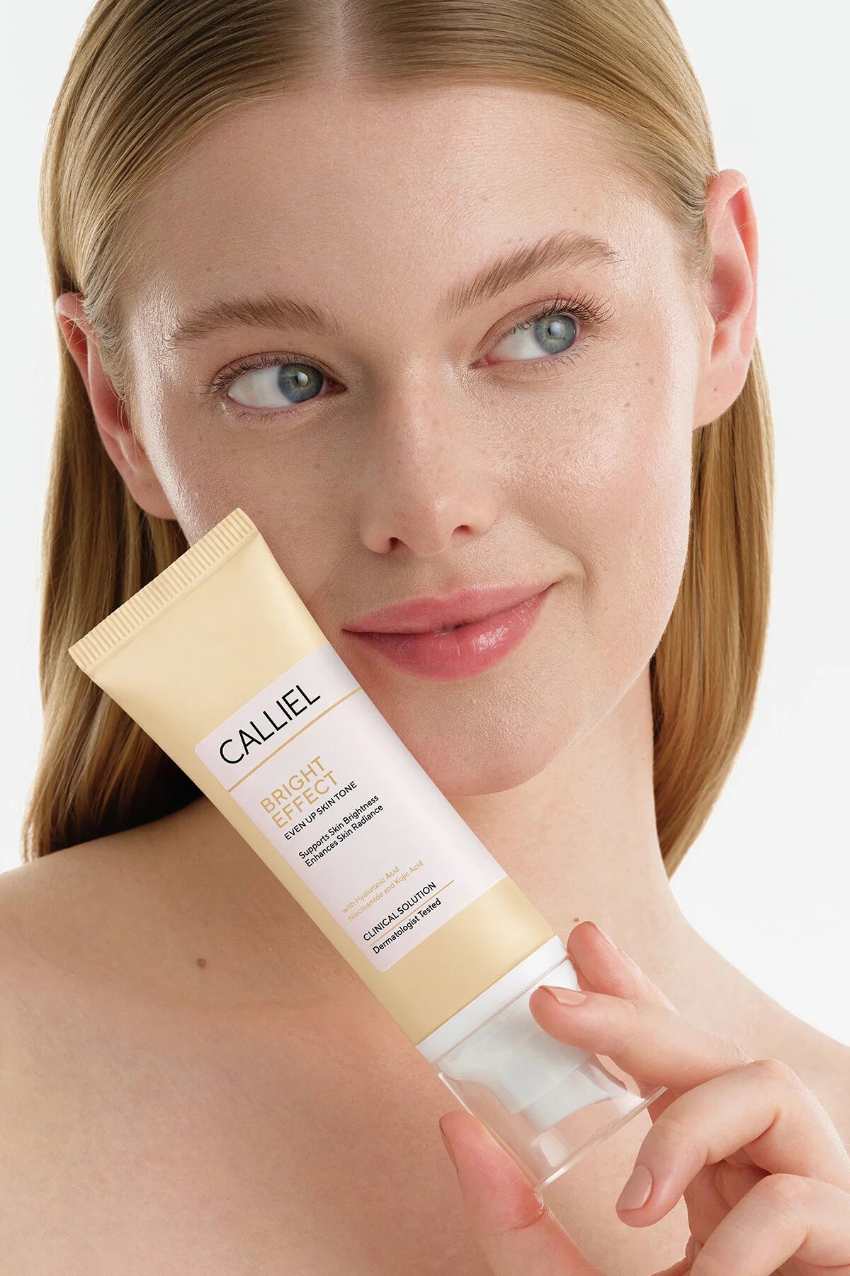 Calliel Bright Effect Verhelderende Gezichtscrème – Met Kojic Acid, Niacinamide, Tranexamic Acid & Alpha-Arbutin – Egaliserende Huidverzorging – 80 ml