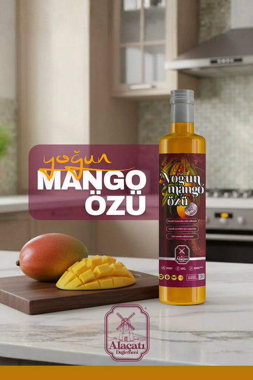 Alaçatı Değirmeni Yoğun Mango Özü Mango Drink Concentrate 250 ml
