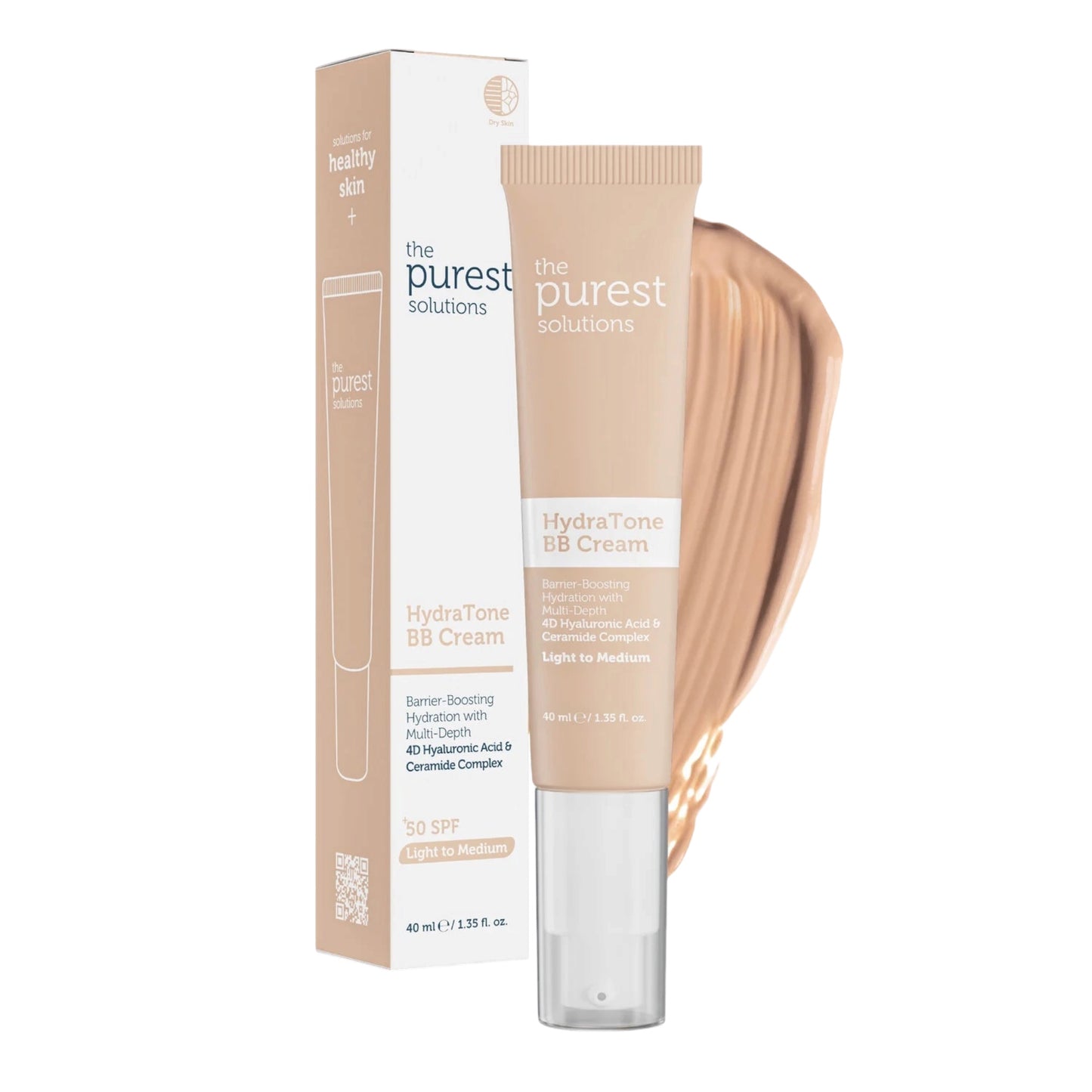 The Purest Solutions BareMatte BB Cream SPF 50 – Light to Medium – Matterende BB Cream voor Vette & Gecombineerde Huid