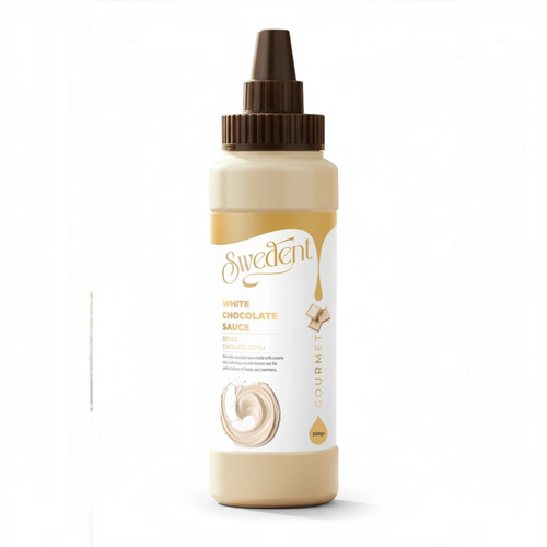 Swedent White Chocolate Sauce – Beyaz Çikolata Sosu – Gourmet – 300 g
