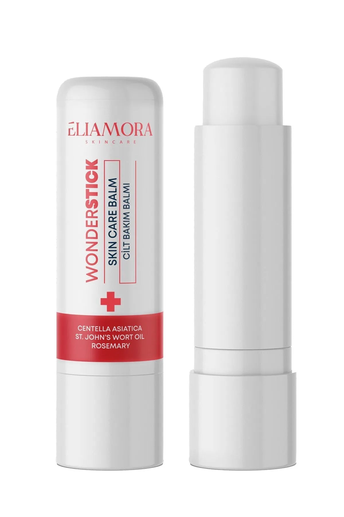 Eliamora Wonderstick Skin Care Balm - Huidverzorgingsbalsem voor wonden - snijwonden - brandwonden - insectenbeten - andere huidaandoeningen - Geschikt voor kinderen & volwassenen - Centella Asiatica - Sint-Janskruidolie - Rozamarijn - 5 gr