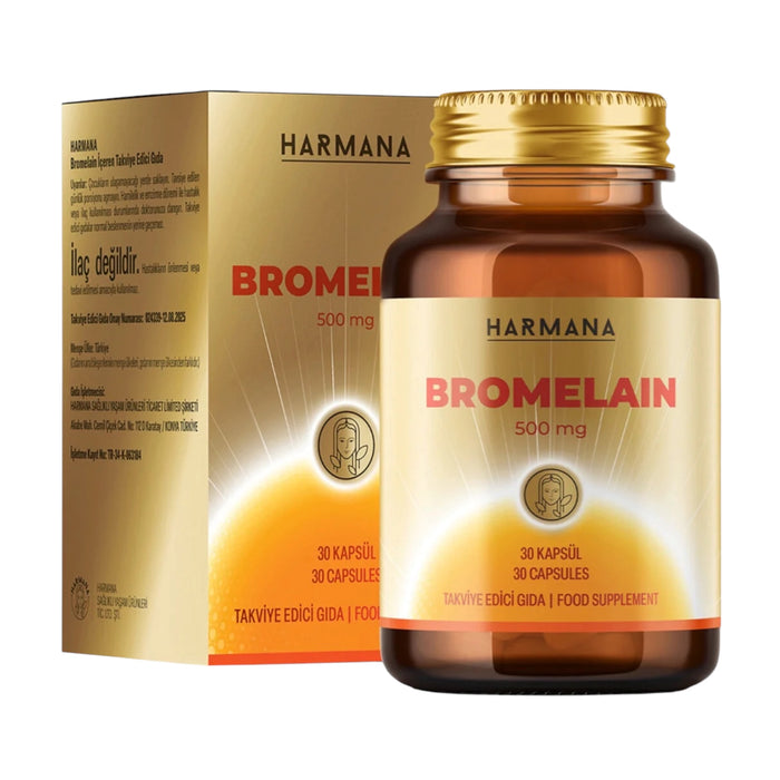 Harmana Bromelaïne 500 mg Capsules – 30 Stuks