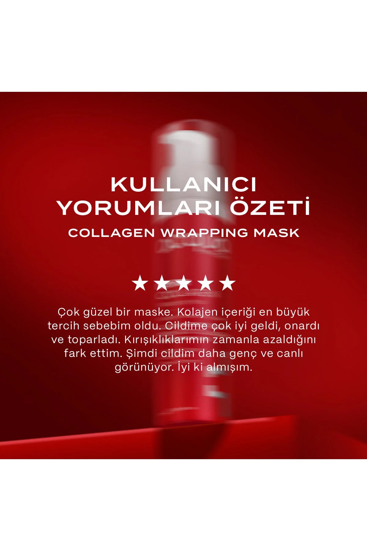Acqua Perfection Red Lacto Collagen Wrapping Mask – Peel-Off Gezichtsmasker met Collageen – Verstevigende Huidverzorging – 70 ml