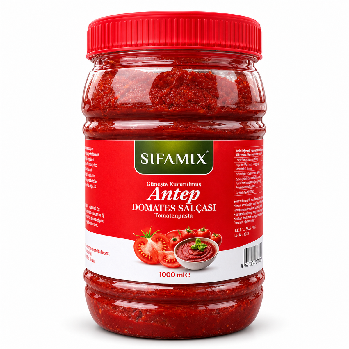 Şifamix Tomatenpasta – Traditionele Tomatenpuree met Zout – Voor Sauzen, Soepen & Warme Gerechten
