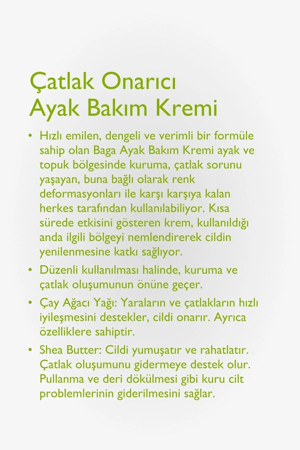 BAGA Foot Care Cream 100ml