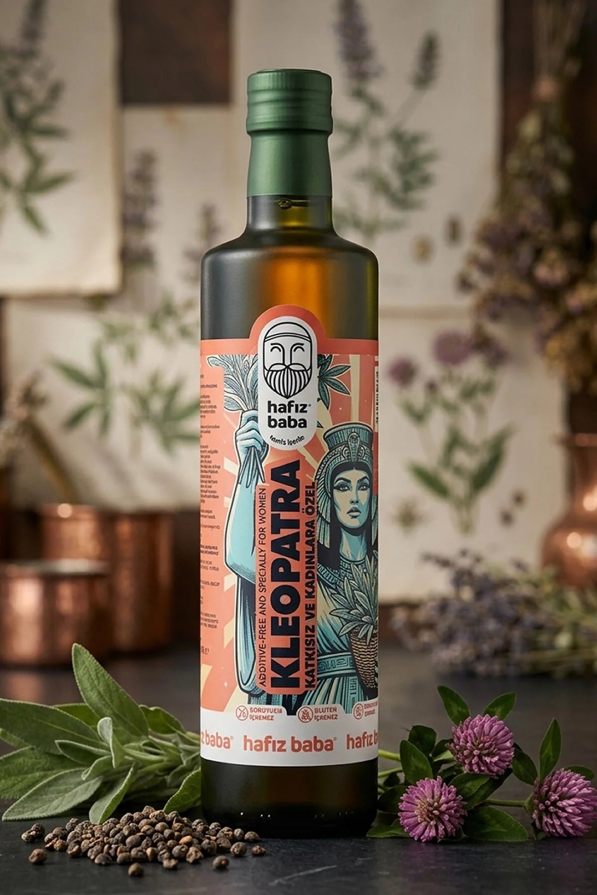 Hafız Baba Kleopatra Kruidenazijn met Natuurlijke Kruiden - 500 ml