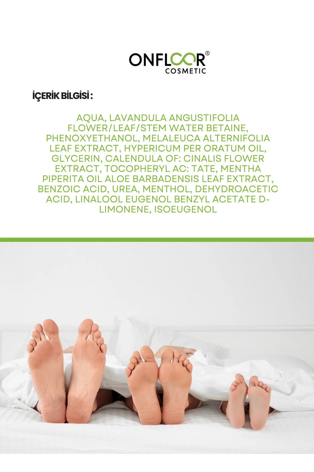 ONFLOOR Cosmetic Ayak Bakım Spreyi – Anti-Odor Foot Deodorant Spray 125ml