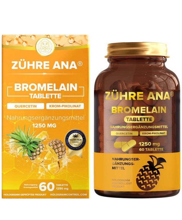 Zühre Ana Bromelain Tabletten 1250 mg – 60 Tabletten