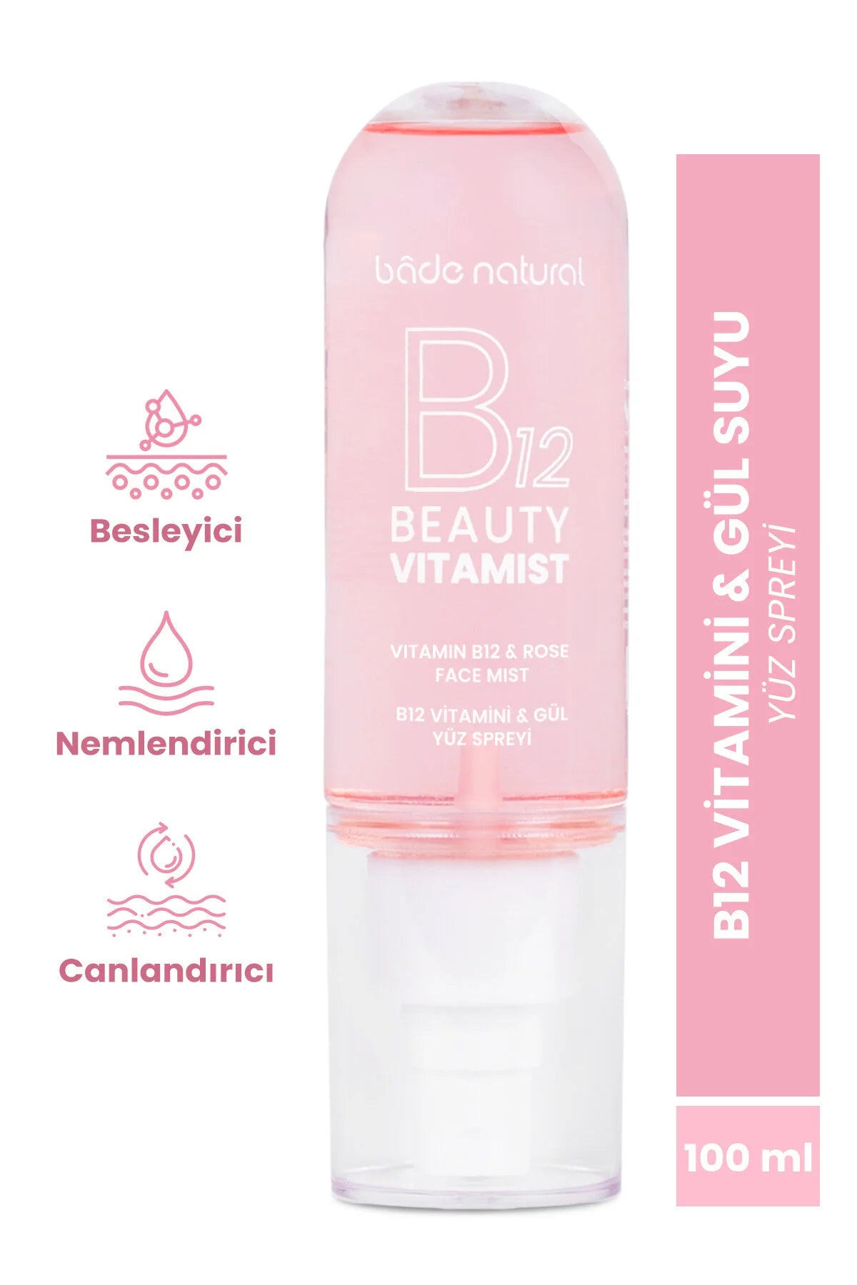Bade Natural Rose Water Face Spray – Daily Face Mist 100 ml