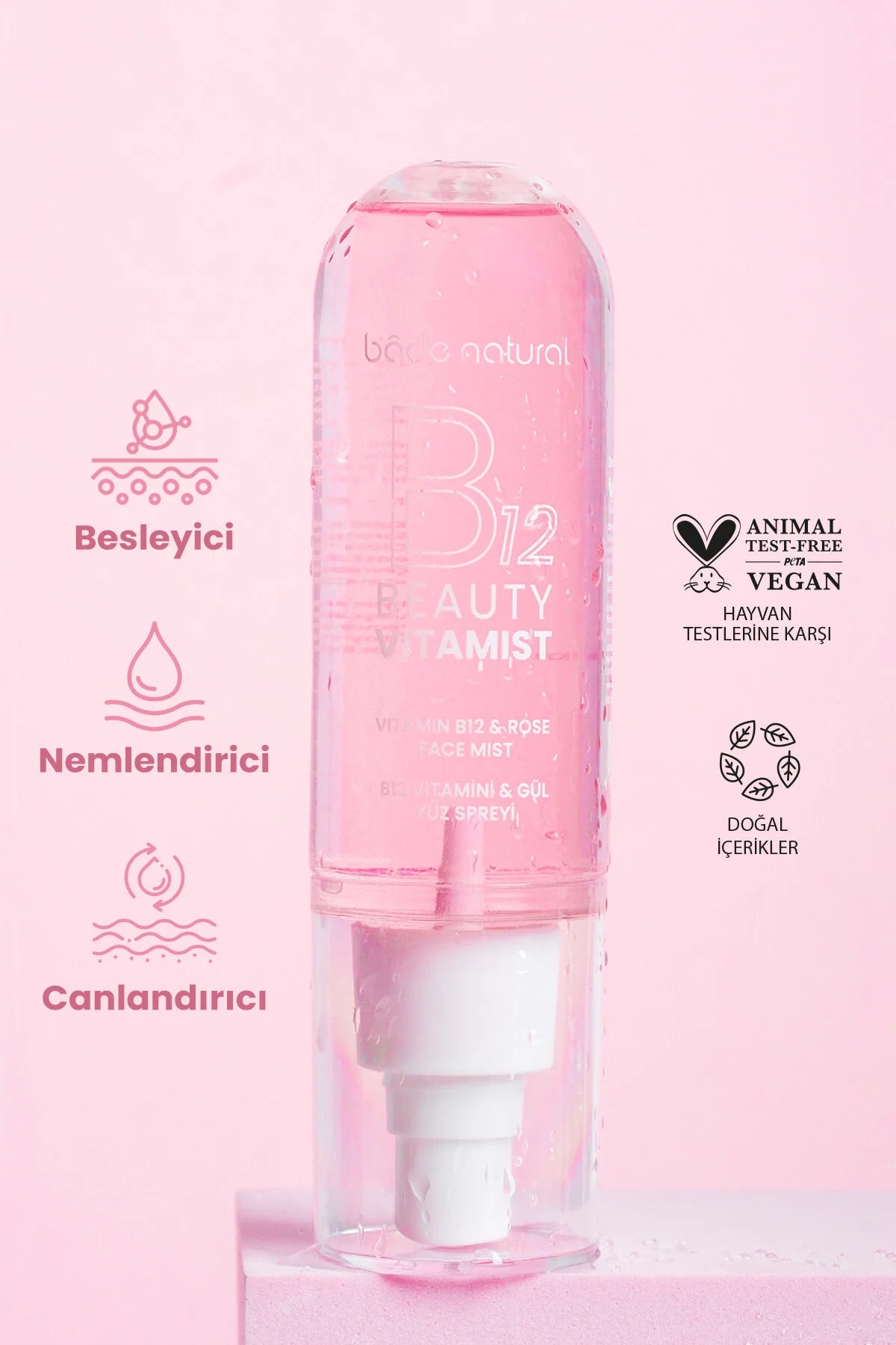 Bade Natural Rose Water Face Spray – Daily Face Mist 100 ml