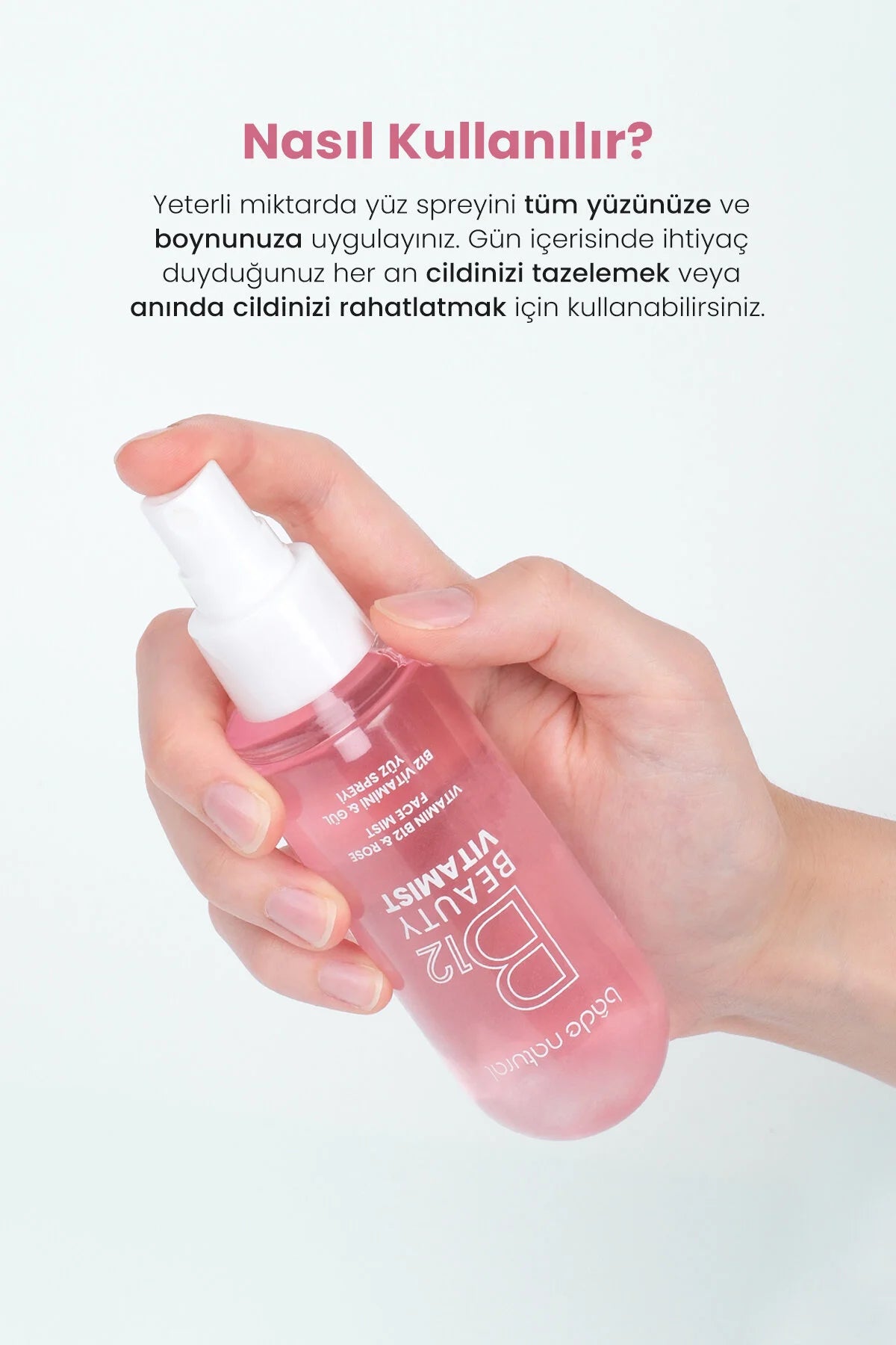 Bade Natural Rose Water Face Spray – Daily Face Mist 100 ml