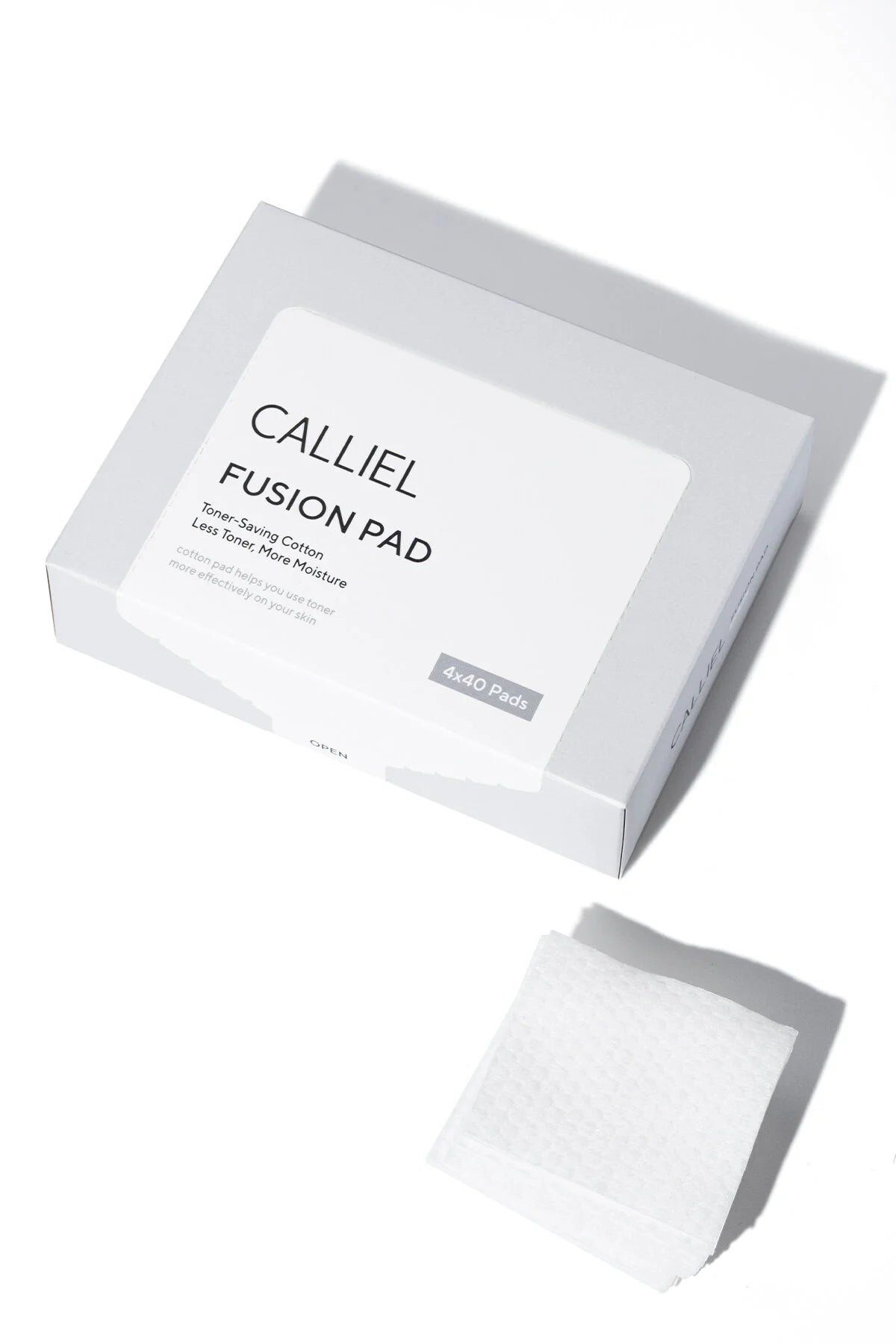 Calliel Katoenen Tonic Pads - Fusion Pad - Tonerbesparende Katoenpads - Minder Toner / Meer Hydratatie - 4 x 40 Pads - 160 stuks