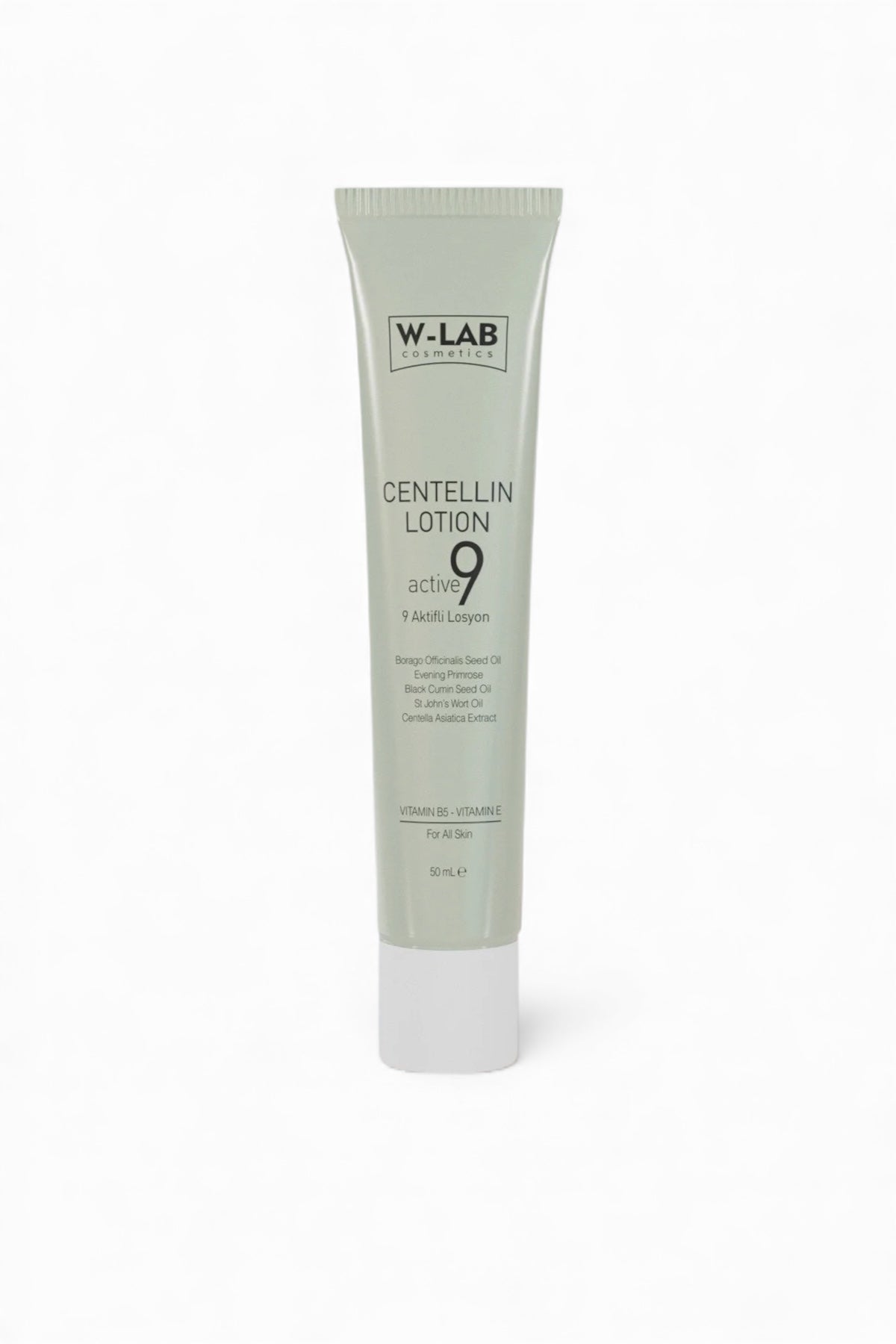 W-Lab - Centellin Lotion Active 9 | Selin Cigerci Kozmetik | 9 Active Ingredients | 50ML | Wonder Lotion | Helpt bij pigmentvlekken, acne, rosacae, striemen ,lekkere geur | Super Losyonu 9 aktif icerikli