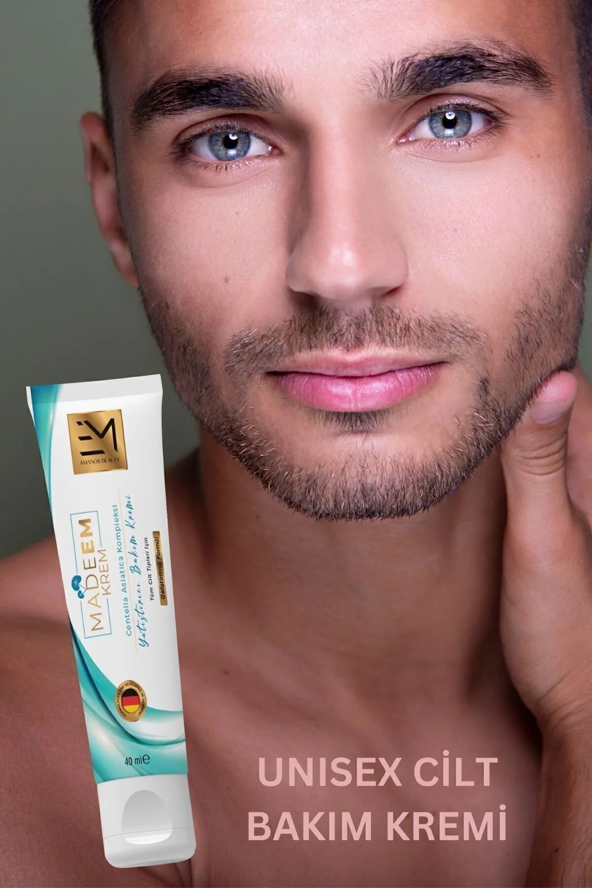 Madeem Cream Krem  Centella(1%) - Centella Asiatica + Niacinamide & Panthenol - Wondercreme! - 40ML - Verhelpt Littekens, Acne , Oneven Huidskleur , Pigmentvlekken & Uitslag, irritaties en schimmels | 1 Tube van 40ML