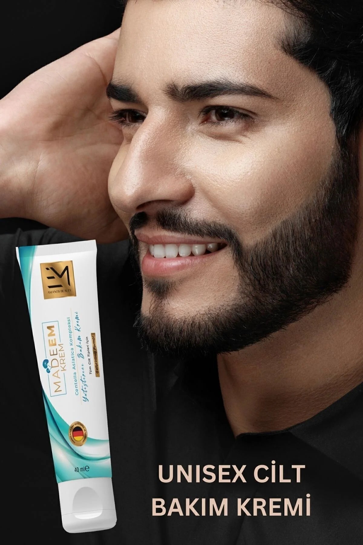 Madeem Cream Krem  Centella(1%) - Centella Asiatica + Niacinamide & Panthenol - Wondercreme! - 40ML - Verhelpt Littekens, Acne , Oneven Huidskleur , Pigmentvlekken & Uitslag, irritaties en schimmels | 1 Tube van 40ML