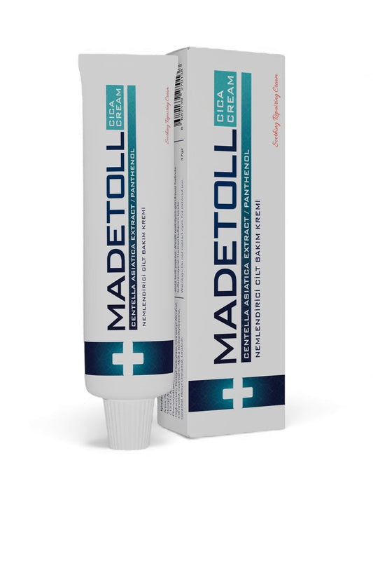 Madetoll - Centella Asiatica Wondercreme- Tegen Pigmentatie - Herstellend en verstrakkend - Helpt tegen Acne & Puisten & behandeling van een geïrriteerde huid - 30G