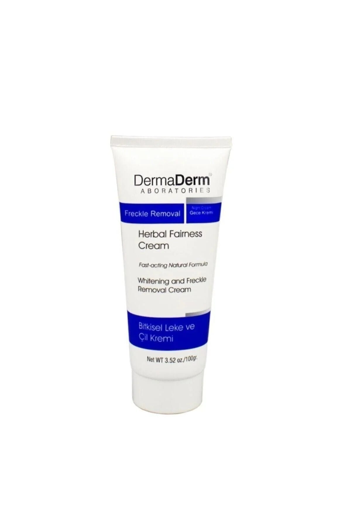 DermaDerm - Herbal Whitening Cream - Anti pigment crème - Betere formule! 100ml Whitening cream - Zeer gewild snelle werking!