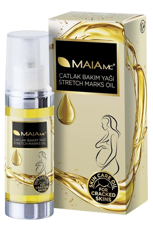 Maia Striae Behandeling Olie 100 ml - Huidverstrakking | Verhelpt striemen of huidrekken te vervagen | Verstevigend | Skin Care Oil |