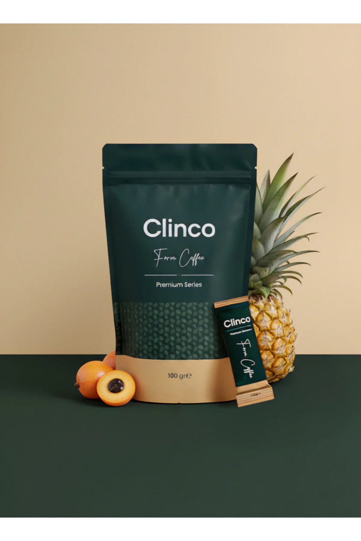 Clinco Form Coffee – Special Formula met Detox Koffie - Dieetkoffiepoeder - Koffiemelange met kruideningrediënten 30x3gr - 1 Maand Gebruik