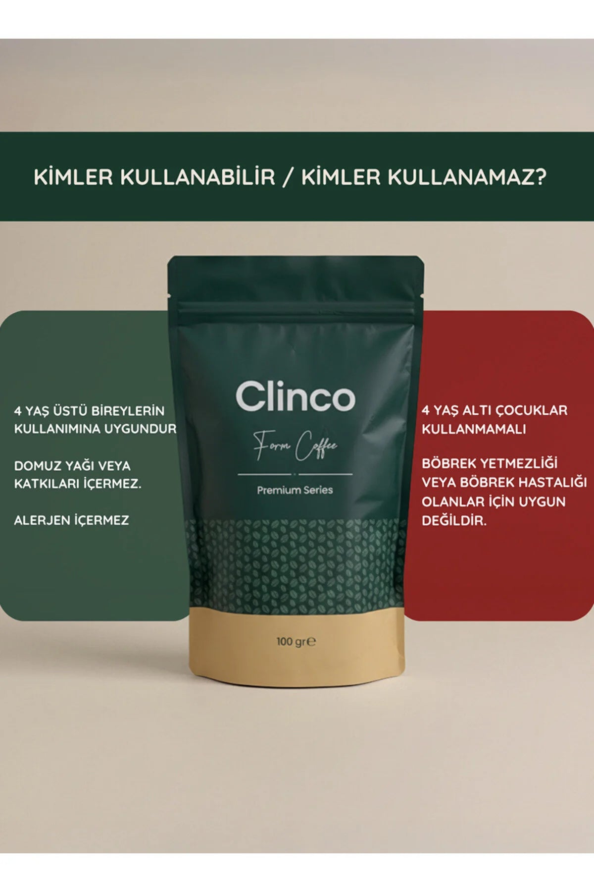 Clinco Form Coffee – Special Formula met Detox Koffie - Dieetkoffiepoeder - Koffiemelange met kruideningrediënten 30x3gr - 1 Maand Gebruik