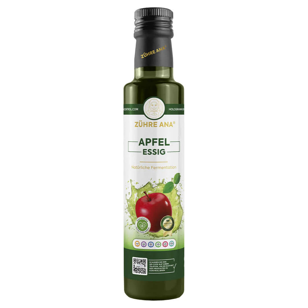 Zühre Ana Appelciderazijn Natuurlijk Gefermenteerd - 500 ml - Ongefilterde Appelazijn