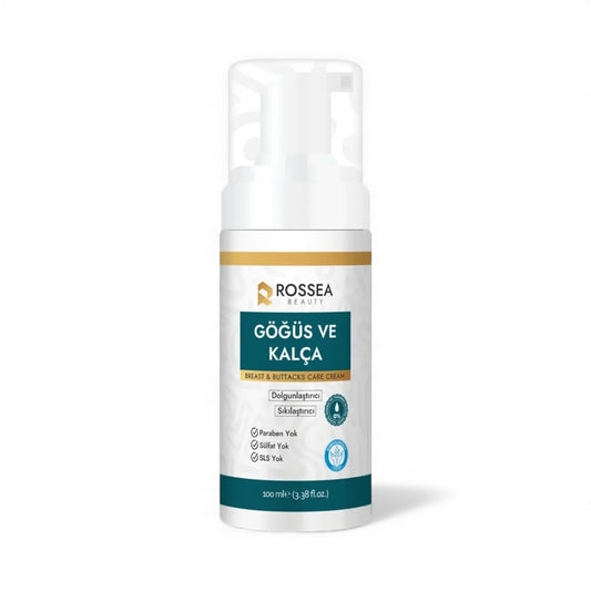 Rossea Beauty - Borst- & Heupvergroting (Billenverzorgingscreme) - Vormgevende - Vollere - Striae preventie - Verstevigende crème - Voor Alle huidtypes - Dermatologisch getest - 100 ml