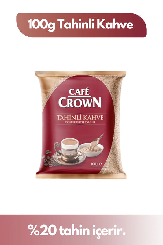 Cafe Crown Tahinli Koffie 200g – Traditionele Turkse Koffie met 20% Tahin | Romige Smaak