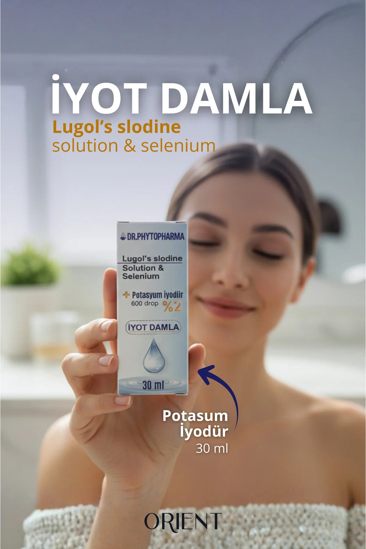 Dr. Phytopharma Jodium en Selenium Druppels - Vloeibaar Voedingssupplement - Kaliumjodide & Natriumseleniet - 600 druppels - 30 ml