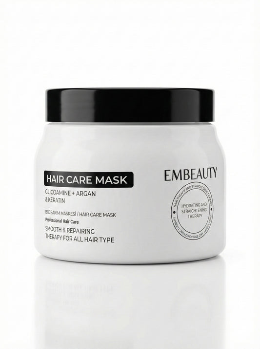 Embeauty Haar Botox Glicoamine + Argan + Keratine / Professionele haarverzorging Voedend Herstellend Keratine Botox Effectief Intensief Haarverzorgingsmasker voor alle haartypes 500 ml