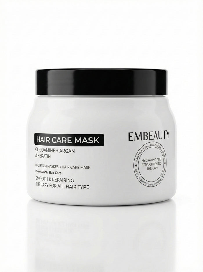Embeauty Haar Botox Glicoamine + Argan + Keratine / Professionele haarverzorging Voedend Herstellend Keratine Botox Effectief Intensief Haarverzorgingsmasker voor alle haartypes 500 ml