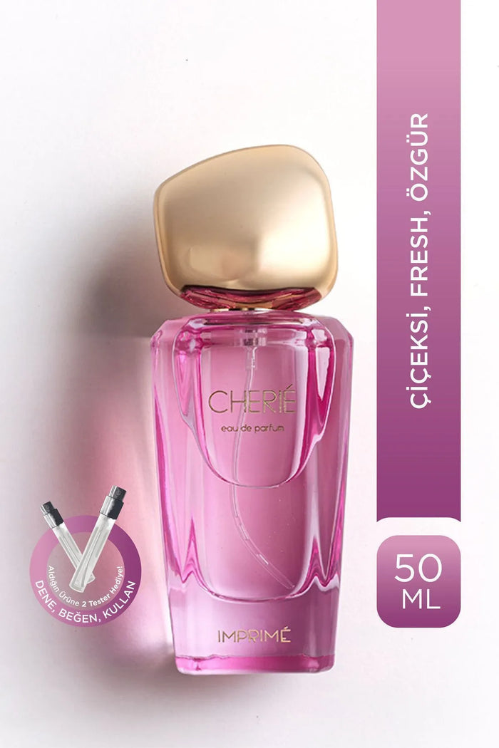 Imprime Cherié Edp Damesparfum 50ml | Bloemig en fris | Aardbei, Ananas, Pioenroos, Lelietje-van-dalen, Jasmijn, Amber