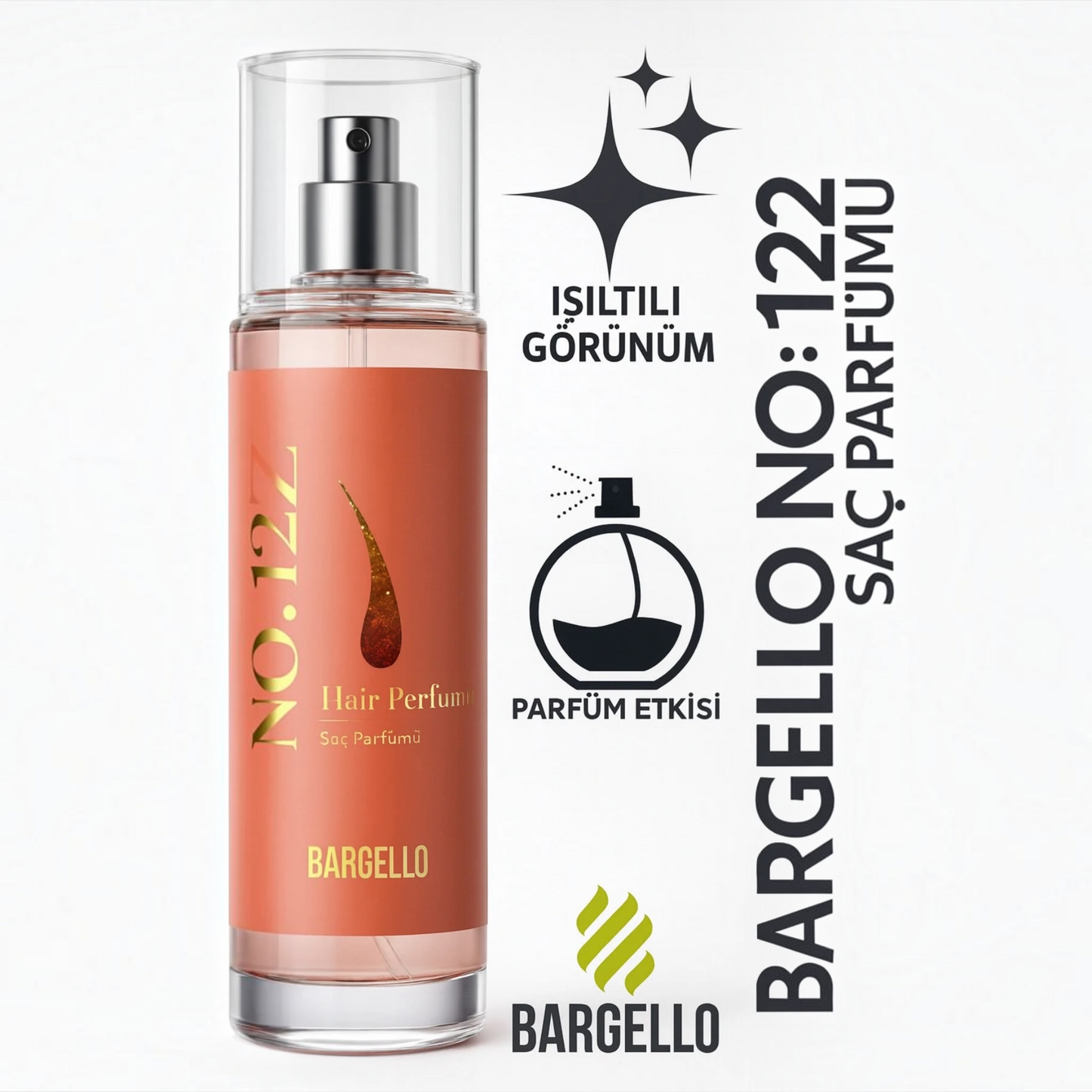 Bargello No. 122 Hair Perfume – Haarparfum met Verzorgende Oliën – Langdurige Frisse Geur – 150 ml