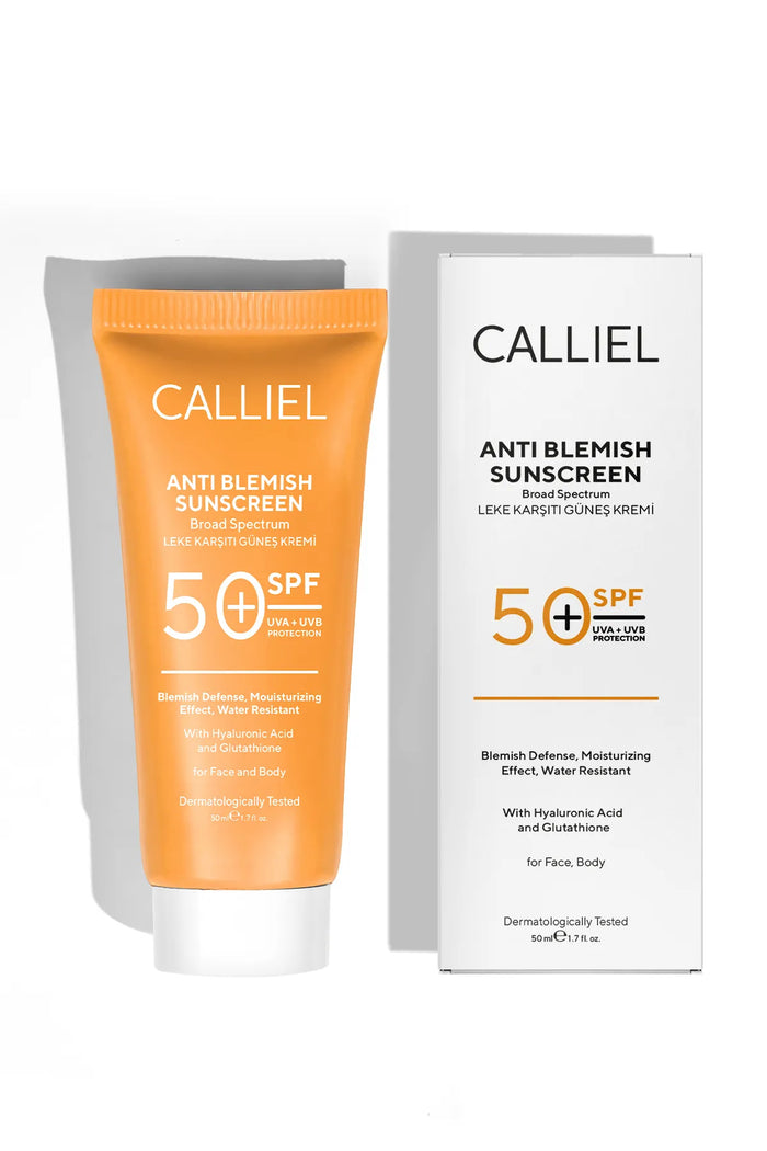 CALLIEL Sunscreen Cream SPF 50+ with Broad Spectrum Protection – Daily Face & Body Sun Care Cream for Routine Use 50 ml