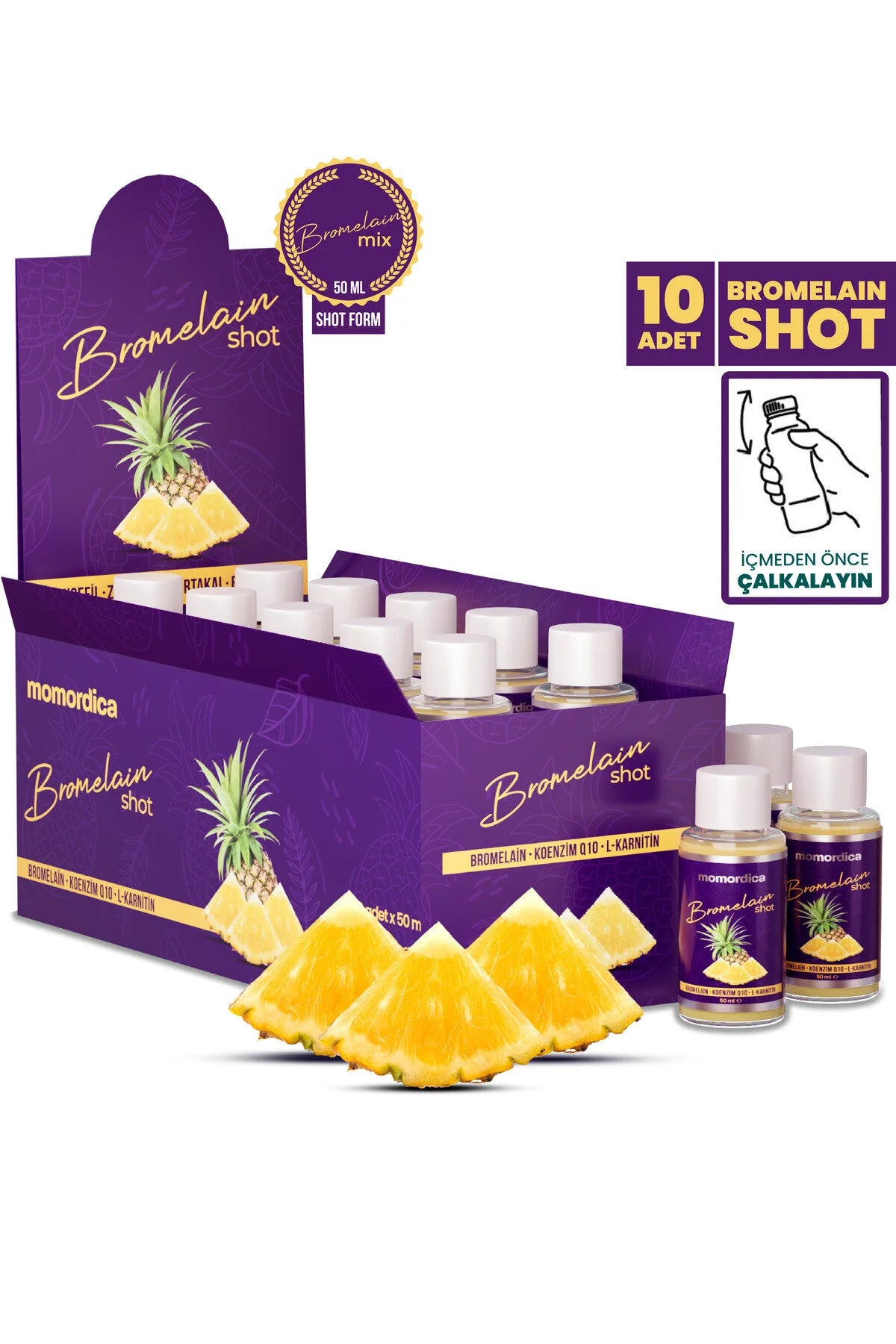 Momordica Bromelaïne Mix Shot - 10 stuks